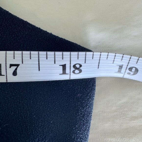 Navy Blue Peplum Sleeveless Banana Republic Top - Picture 6 of 8